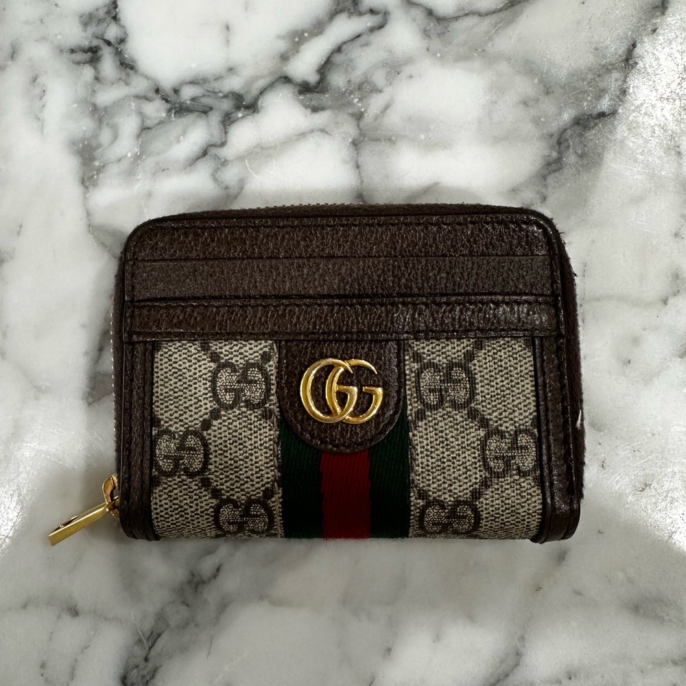 GUCCI OPHIDIA CARD CASE WALLET